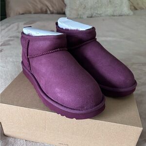 UGG Classic Ultra Mini (Burnt Magenta) NWT